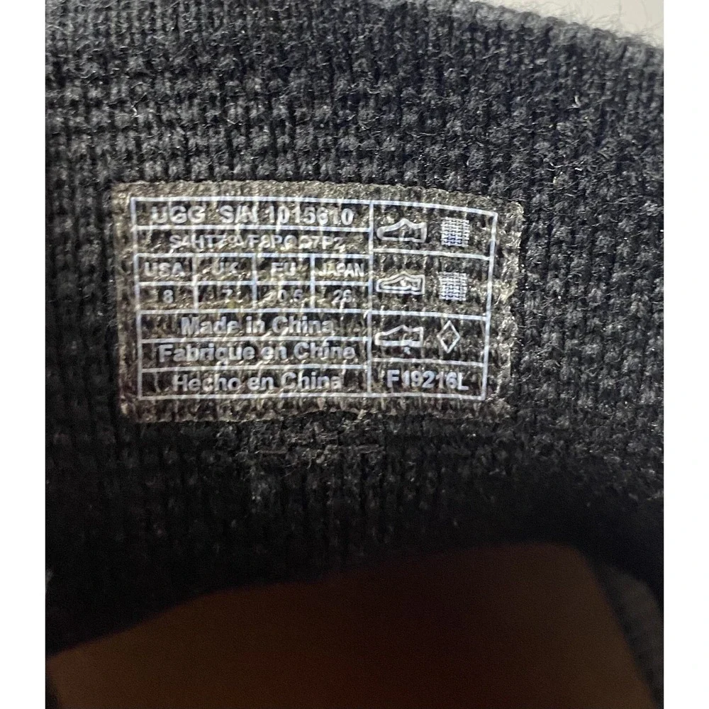 UGG Freamon Hyperweave 1015610 Men's Black Sneaker Chukka Boots 8